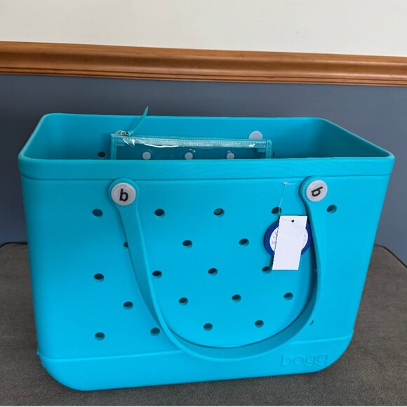 Original Bogg Bag Turquoise and Caicos NWT - Picture 3 of 6